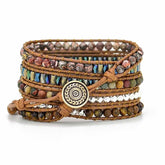 Natural Stone Handmade Braided Bracelet  Watch Strap